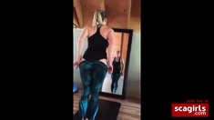 extremely hot muscle woman fucked after yoga class