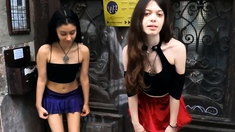 Dollscult Lesbian sex in public